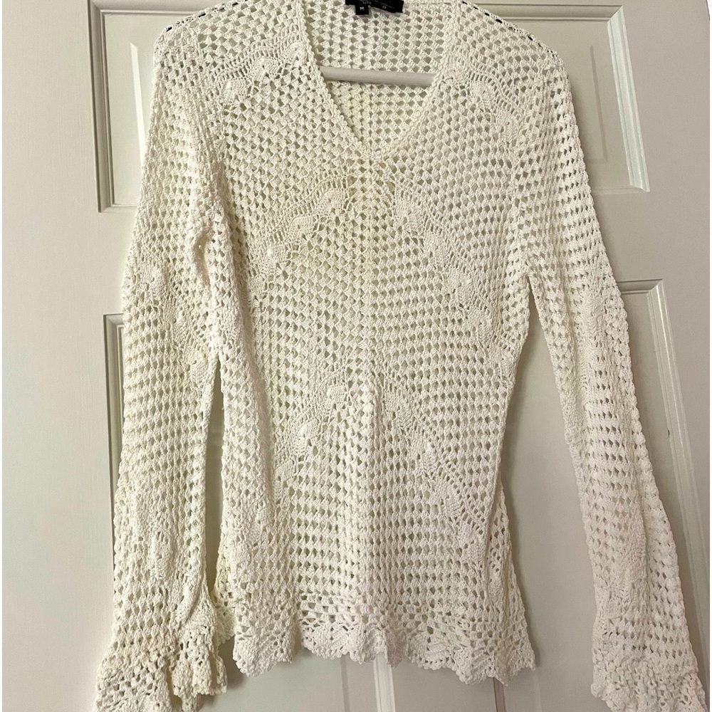 Woman’s crocheted dressy top